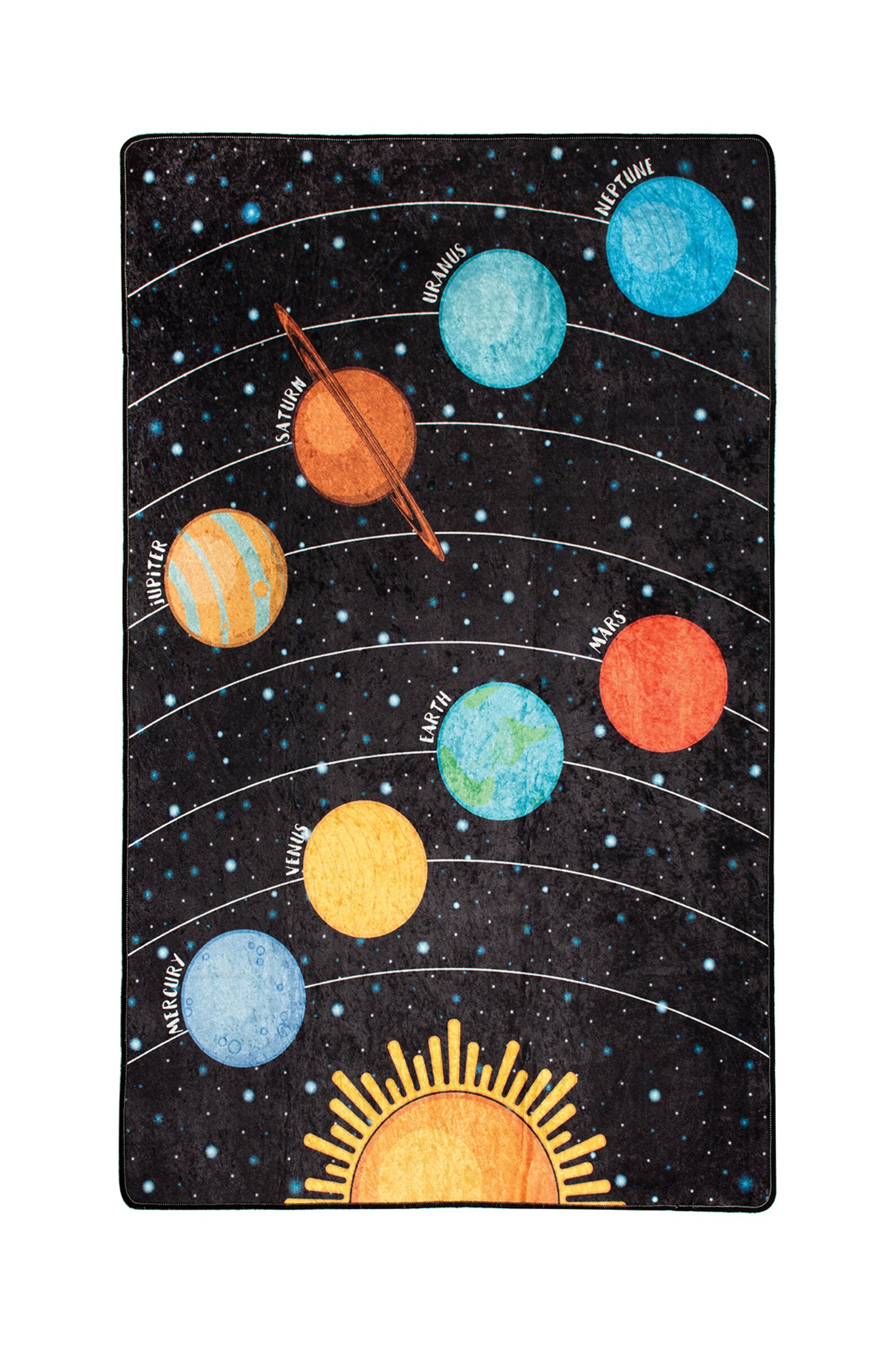SOLAR SYSTEM RUG / Sun and Design Rug Kids' Room Etsy