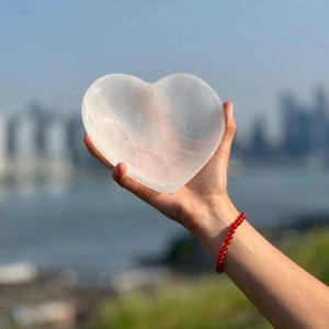 SELENITE HEART CHARGING bowl, crystal charging bowl, heart shaped selenite bowl, selenite, selenite crystals charging bowl.