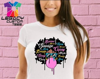 Legacy Apparel: Bubblegum Girl Unisex Heavy Cotton Adult 6 oz. T-Shirt