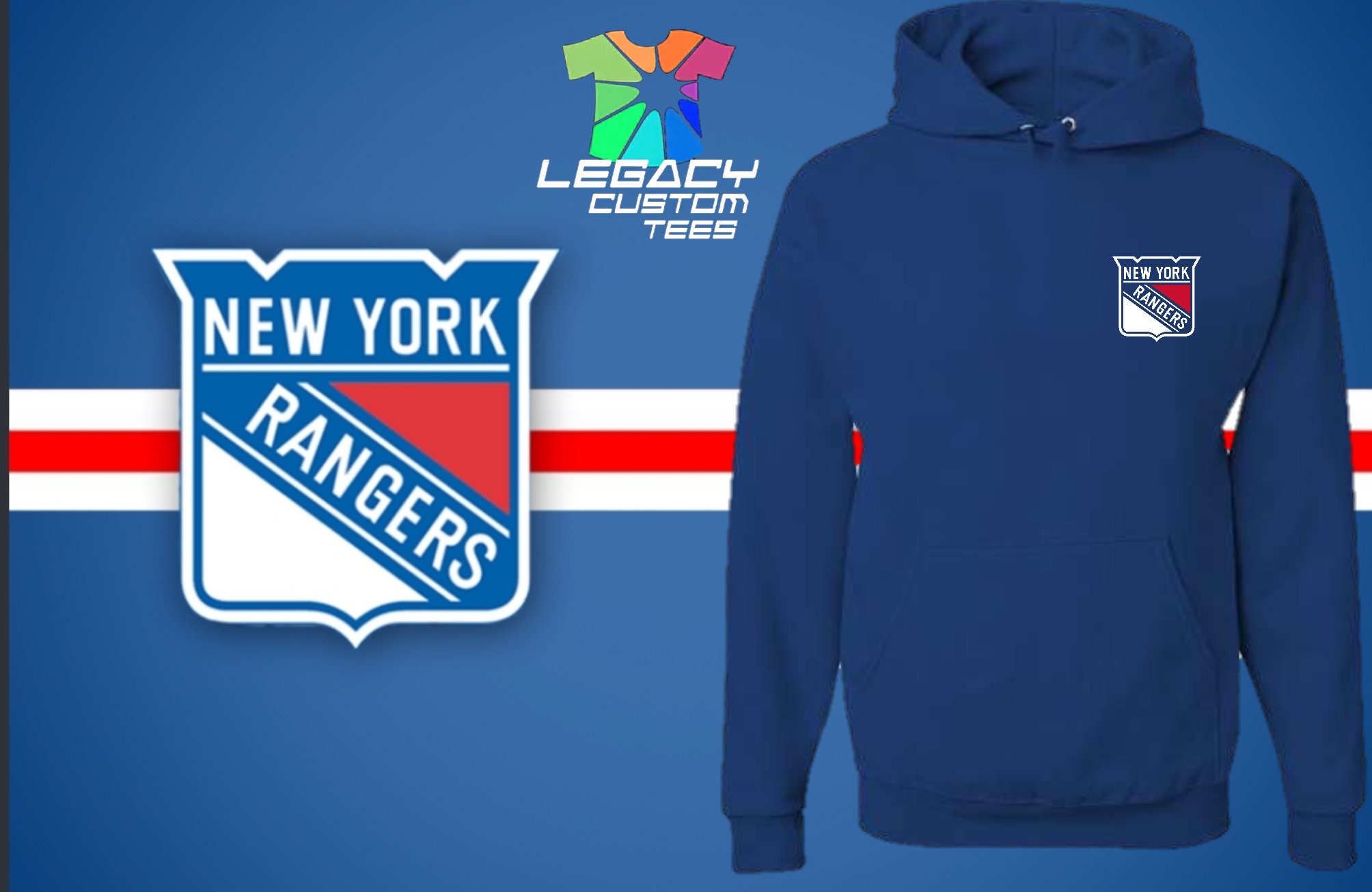 New York Rangers The Statue of Liberty Custom Hood by