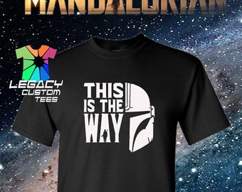 Star Wars Mandalorian (This Is The Way) Heavy Cotton Adult Unisex 6 oz. T-Shirt