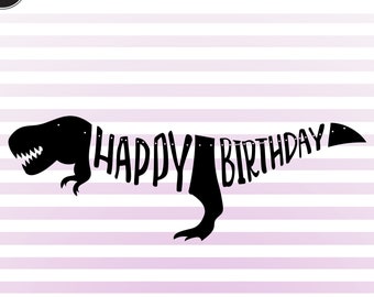 Download Dinosaur Banner Svg Etsy