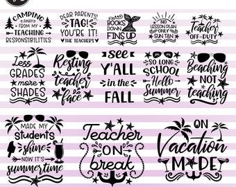 Download Teacher Summer Svg Etsy