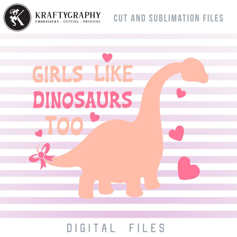 Download Clip Art Art Collectibles Cute Dinosaur Girl Clipart Long Neck Dinosaur Svg Files Funny Dino Svg For Girls Dinosaur With Ribbon Baby Dinosaur Png For Sublimation