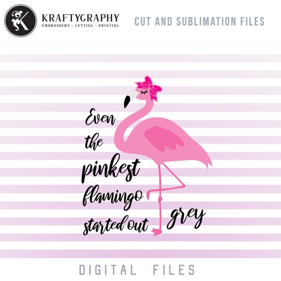Flamingo Sayings SVG for Women Motivational Quotes Word Art Etsy