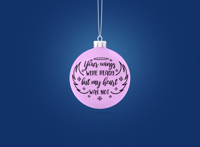 Download Christmas Ornaments SVG Bundle Bauble Clipart Memorial | Etsy