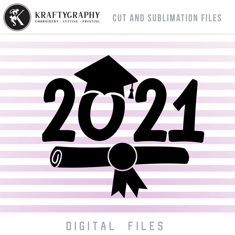 Download Clip Art Senior 2021 Clip Art Last Day Of School Svg Decals Graduation Cap Topper Png Files Graduation Stole Svg Class Of 2021 Dxf Laser Files Art Collectibles