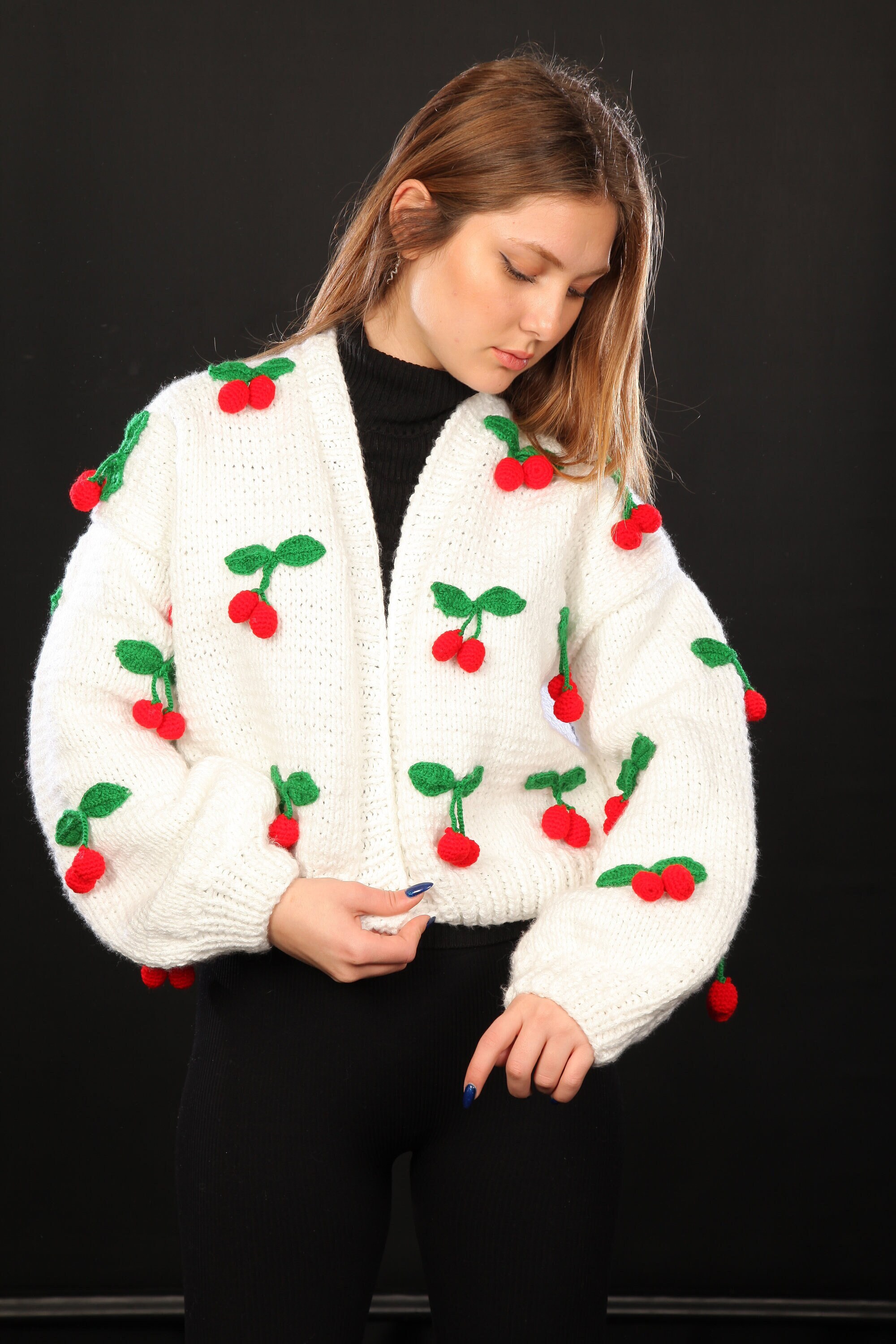 Zara watermelon sweater top