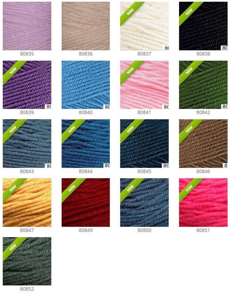 Himalaya Super Soft Yarn 100% Dralon Acrylic 200gr 359yards | Etsy