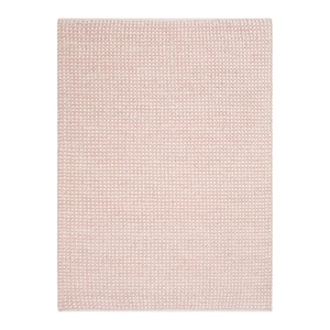 Wool Area Rug, Pink & Off-White, Hand Woven, Living, Nursery and Bedroom Decor zdjęcie 6