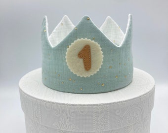 Birthday crown muslin also with number kletties