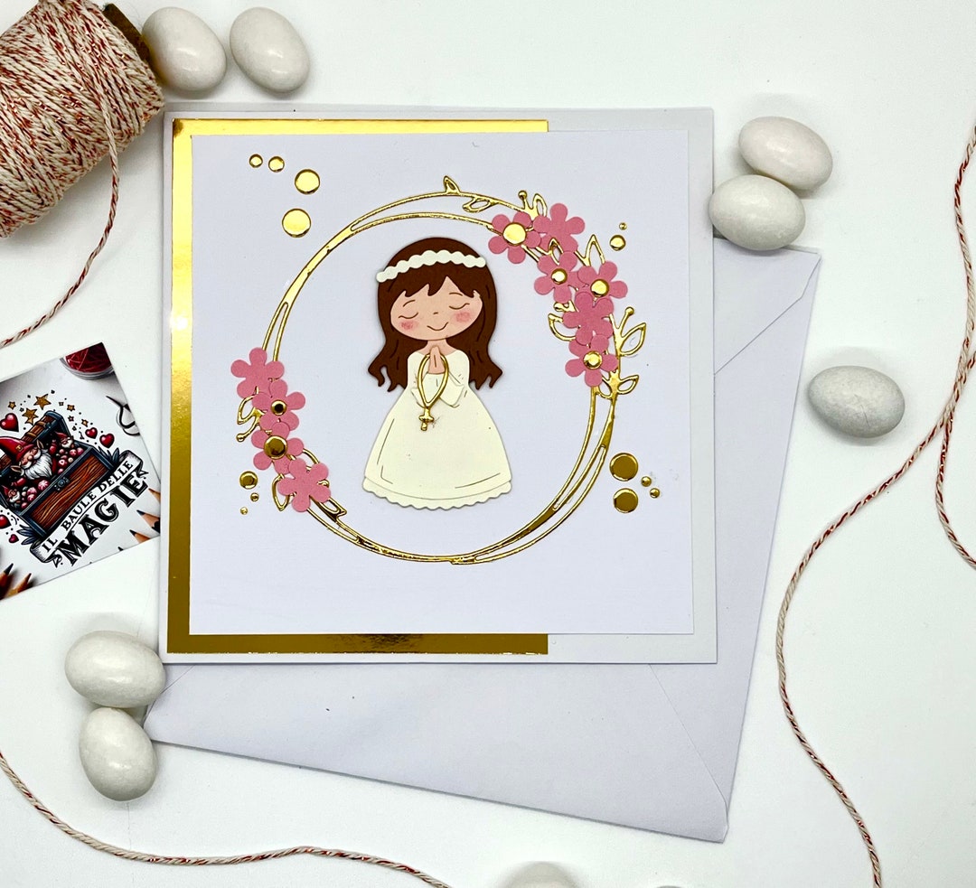 Decorazioni per la prima comunione per ragazze e ragazzi, decorazioni per il battesimo con scritta Schön