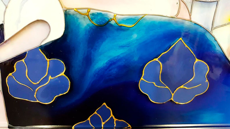 Artglass painting original