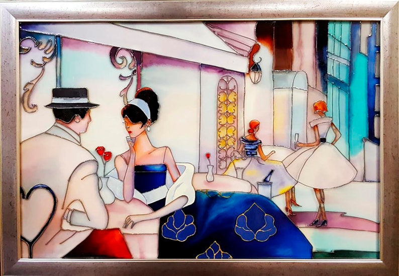 Artglass painting original