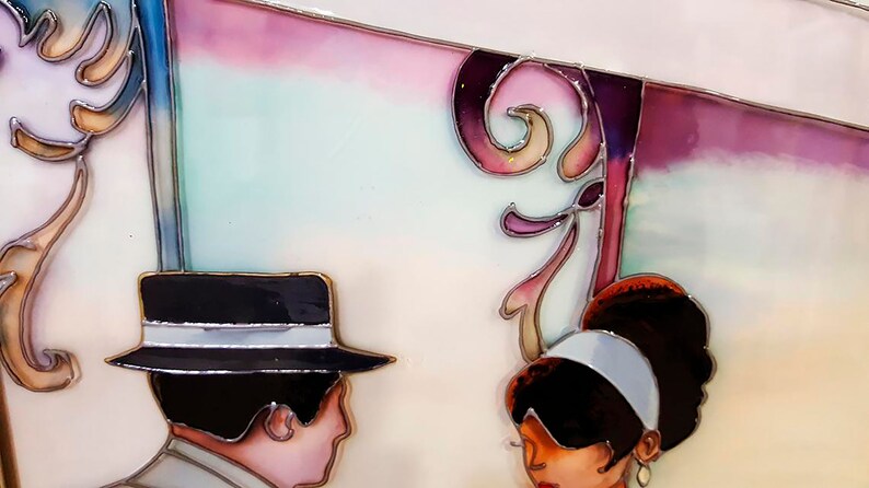 Artglass painting original