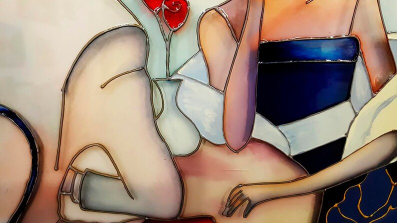Artglass painting original