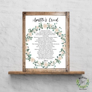 Apostle&#39;s Creed - Digital Print