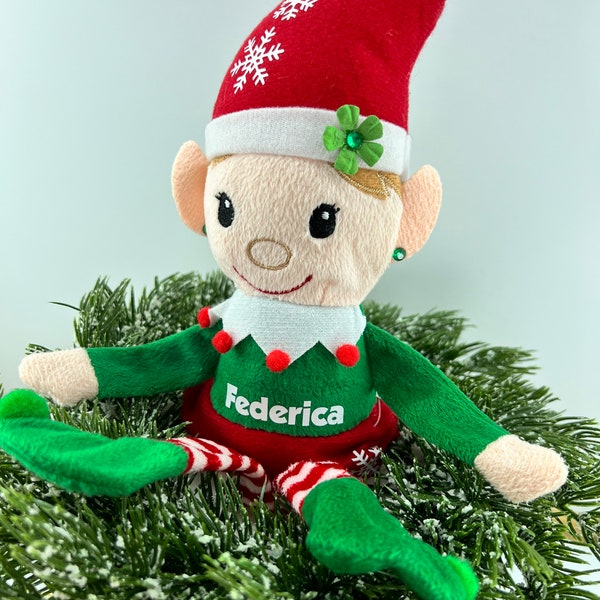 Personalized Christmas Elves, Christmas Elf, Plush Christmas Elves, Girl Elves, Boy Elves, Christmas Gift, Stocking Stuffers