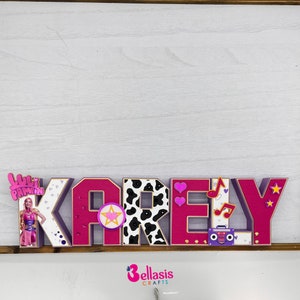 Lulipampin letras 3D, lulipampin partydecor, lulipampin birthday party, lulipampin party supplies