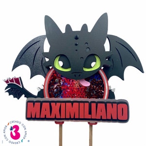 toothless caketopper, how to train your dragon caketopper, caketopper of training my dragon, caketopper toothless