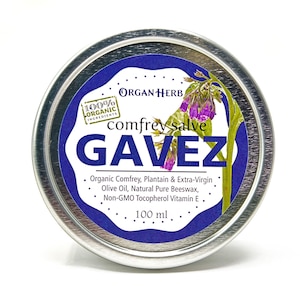 Organic Comfrey Salve: Herbal Muscle & Skin Soothing Balm