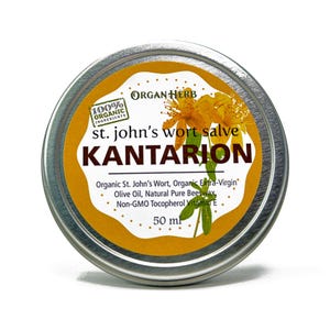 OrganHerb Biologische sint-janskruidzalf (kantarion) 2 oz