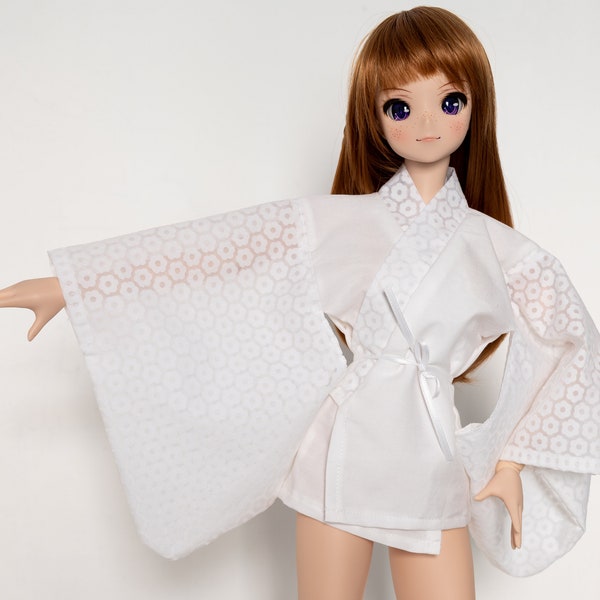 Short kimono undergarment (Juban) for smartdoll, dollfie dream, BJD 1/3