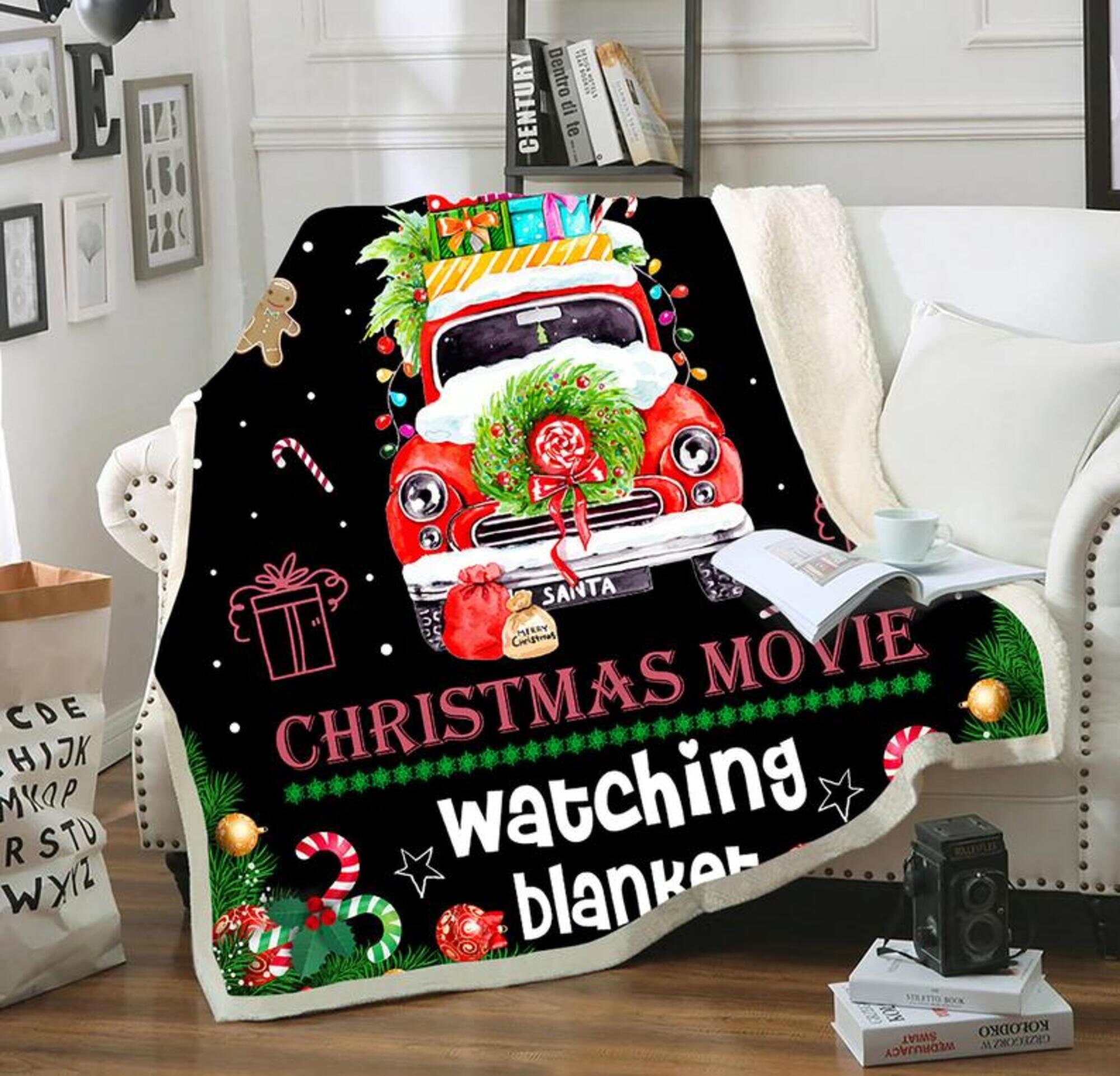 This is my Christmas movie watching blanket Christmas movie Etsy