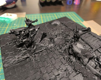 Texture Palette for Miniature Painting | Dry Brush Effects and Transitions