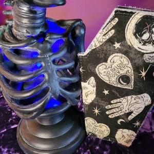 Coffin Collection Distressed Fabric Wallet Mystic coffin wallet billetera gótica billetera gótica billetera espeluznante billetera halloween