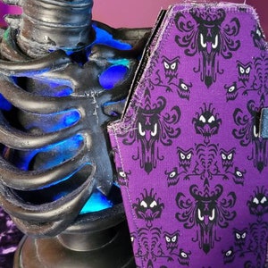 Coffin Collection Distressed Fabric Wallet Haunted Mansion coffin wallet billetera gótica billetera gótica billetera de cuero billetera espeluznante halloween