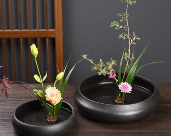 Ikebana Kenzan/Flower arranger/Flower Frogs/ 剑山 / flower arrangement frog/ Stainless Steel frog (Silver color)/ Brass frog (Gold color)