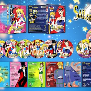 Sailor Moon Season 1 Complete DVD - English Dubbed