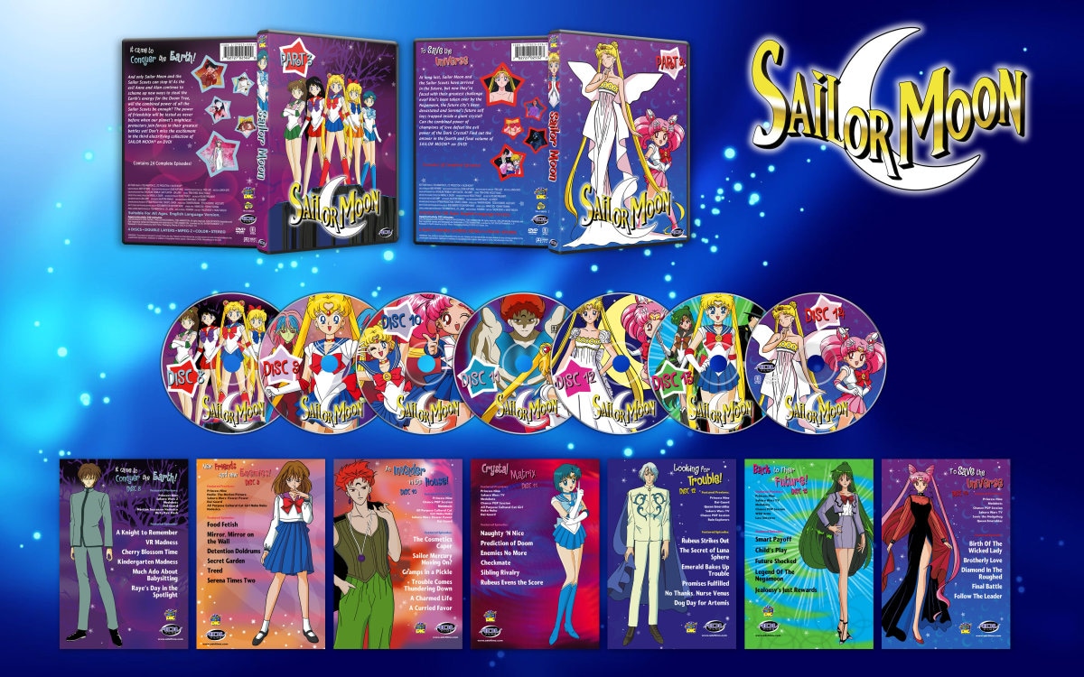 Sailor Moon Season 2 Complete DVD English Dubbed -  Hong Kong