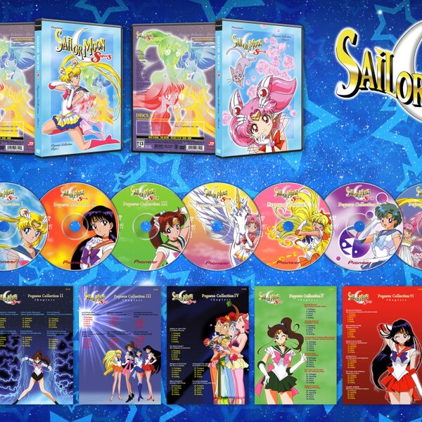 Sailor Moon Season 4 Complete DVD - English & Japanese Dubbed