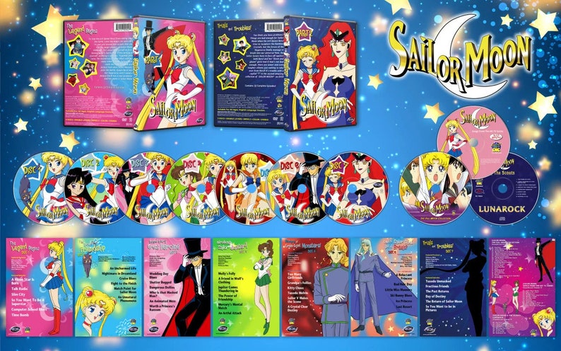 Sailor Moon Season 1 Complete DVD - English Dubbed image 1