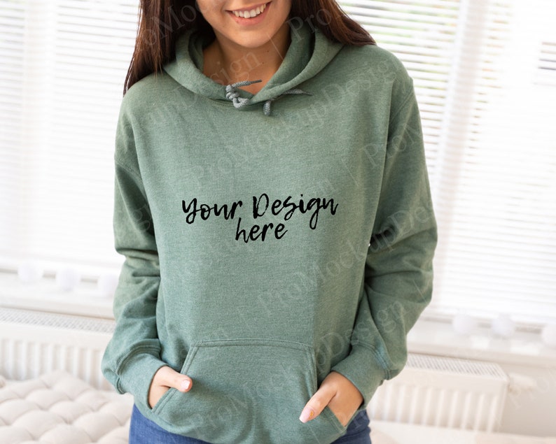 Hoodie Mockup Gildan 18500 Mint Green Hoodie Mock up With - Etsy