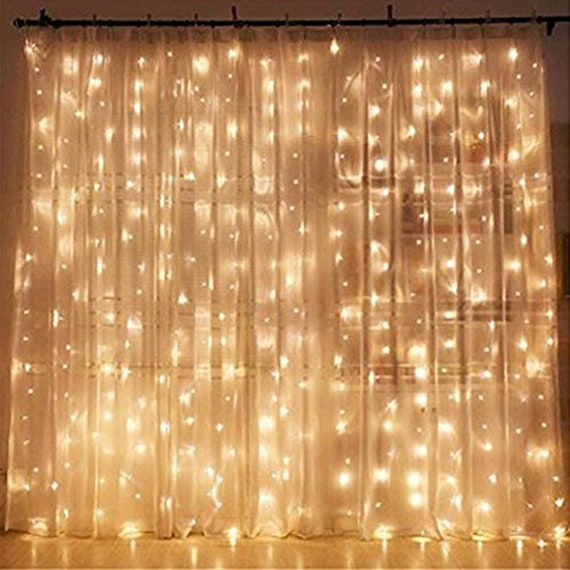 300 LED Warm White String Fairy Lights Wedding Party Outdoor Garden Home Decor 