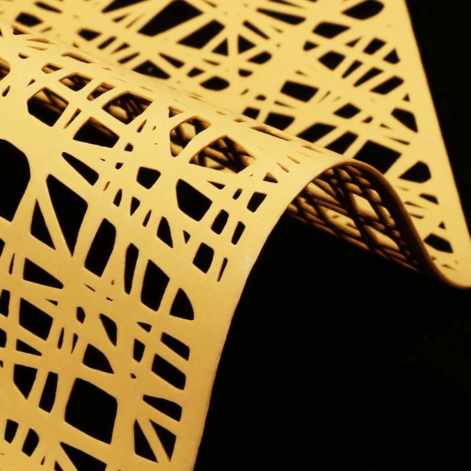 6 Pieces Set Gold Placemats for Dining Table Place Mats Etsy