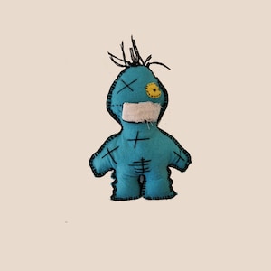 voodoo doll felt handmade