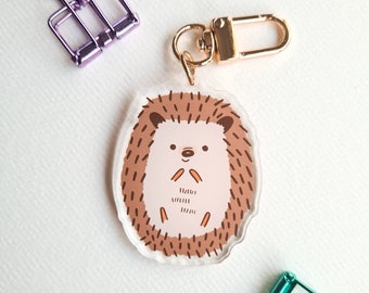 Cute Acrylic Hedgehog Keychain | Hedgehog Keychain | Key Accessories | Cute Aesthetic Keychain | Cute Gift