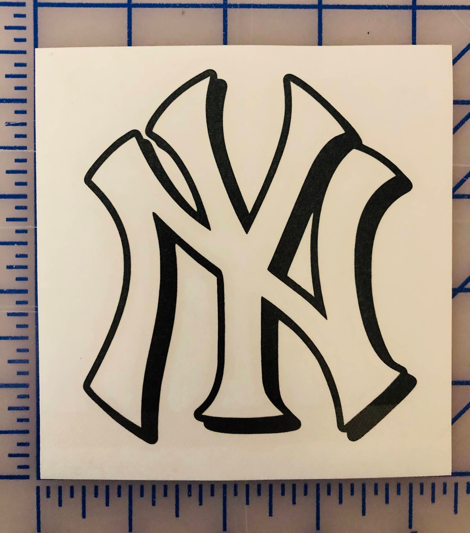 New York Yankees Decal Sticker multiple Sizes and Colors Etsy