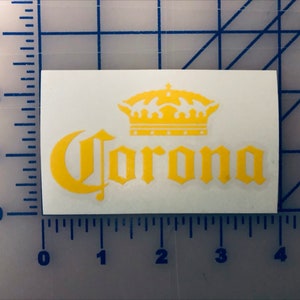 Corona Decal Sticker *Multiple sizes and Colors available* Beer Cerveza Mexico Summer Beach Cooler Fast & Furious Party Lime