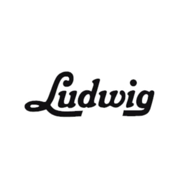 Ludwig Decal Sticker *Multiple sizes and Colors available* Car Laptop Locker Window Cup - Drummer Drums Music Rock Punk