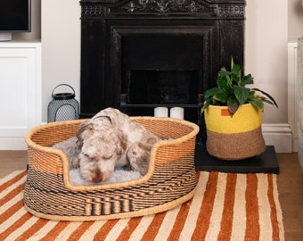 Dog Handwoven Basket Pet Cat ethical comfortable