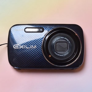 Casio Exilim EX-Z50 Vintage Retro Casio Black/bluish tones 16.1MP digital compact Point and Shoot Rare Fully Tested Valentines Day Gift Love
