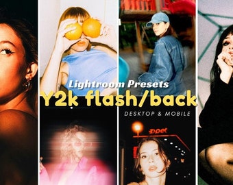 FLASH Film Lightroom Presets | Direct Flash Disposable Cam & Grainy 35mm Y2k Filter