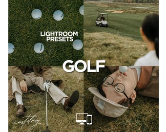 GOLF Lightroom-presets, Elite Luxury Game Day-filters (desktop en mobiel)
