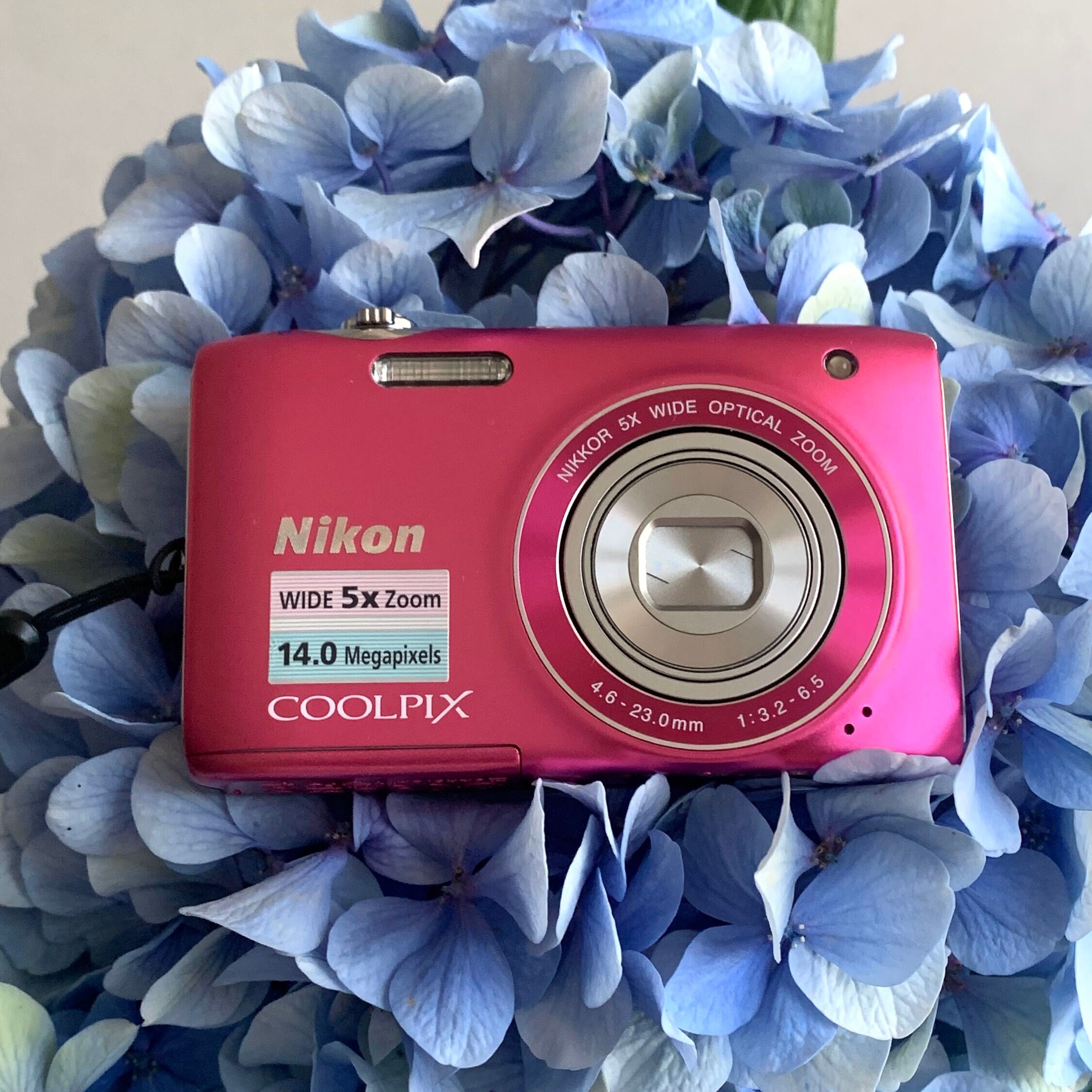 Nikon Coolpix S3100 Pink Digital Camera Vintage Digital Retro 