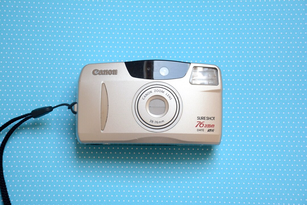 Canon Sure Shot 76 Zoom 35mm Film Camera Etsy